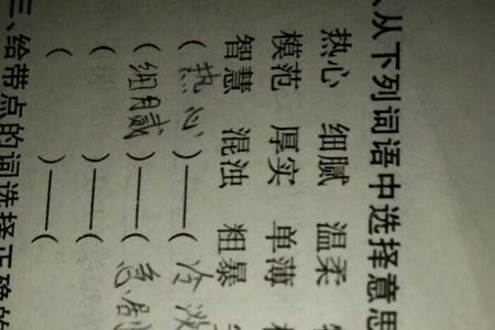 什么再求词语