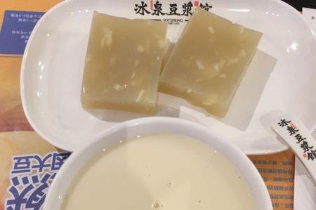 冰泉豆浆的做法和配方比例