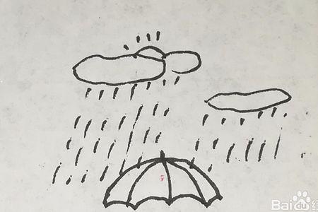 铅笔的画下雨能冲掉吗