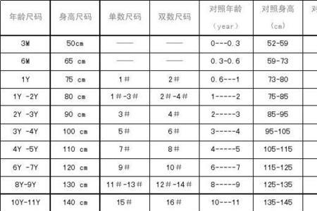 衣服胸围50对应的尺码