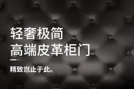 皮革吸塑门板的优缺点
