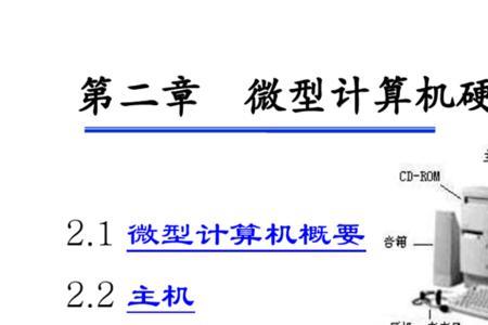 微型计算机不包括