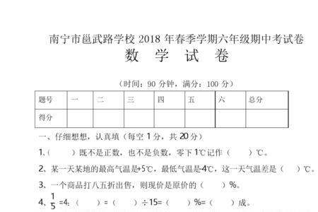 南宁市小学考试是统一试卷吗