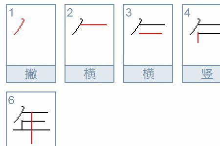 脖子笔顺笔画