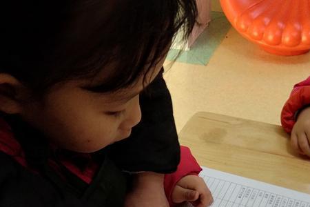 幼儿读书时滑指和点指读的区别