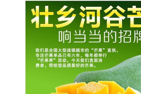 桂七芒果的广告语