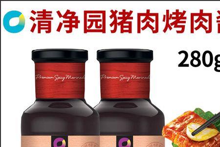 清净园猪排烧烤酱怎么用