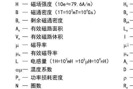 物理符号柔表示什么含义