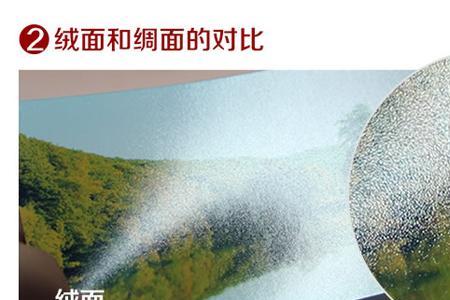 哑光面和光面的区别