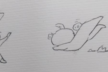 跑得飞快造句