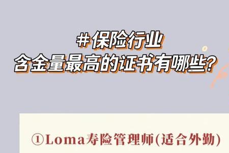 loma证书国内承认吗