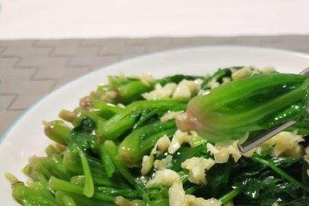 菠菜拌小葱怎么拌好吃