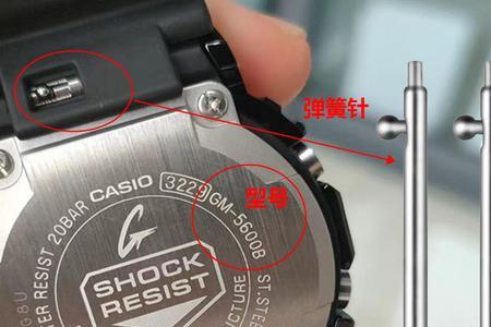 卡西欧手表有哪些配件组成