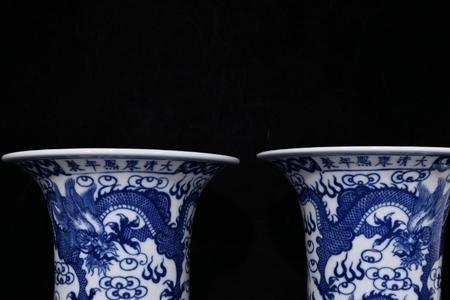 青花五龙瓷器故事寓意