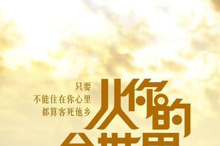你是世界中心下一句