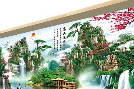 十字绣山水画教程