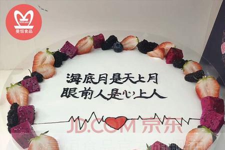 蛋糕上的文字