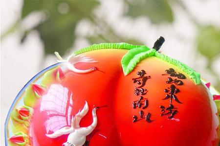 五十多岁送蟠桃生日蛋糕好吗