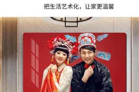 婚纱照相框要不要留白