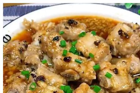 豆萁蒸排骨的正宗做法