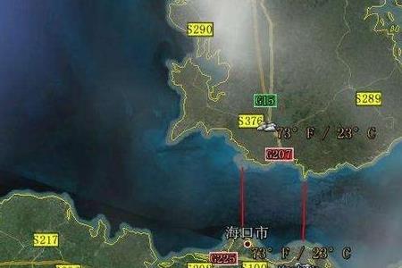 琼州海峡跨海隧道海底深度