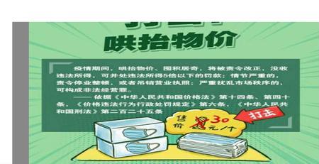 江苏省哄抬物价处罚标准
