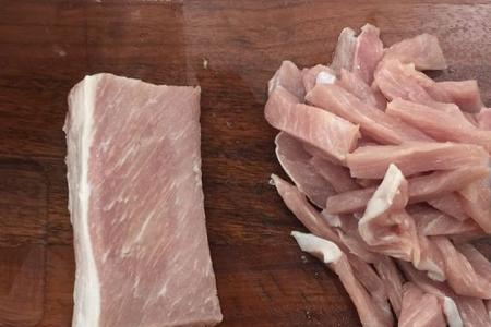 里脊肉怎么切条