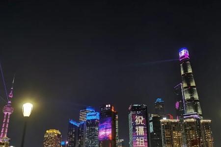 上海金桥擎天柱灯光秀几点开始