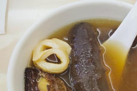 海参怎么炖汤不缩小