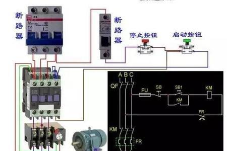 交流接触器联锁接线方法
