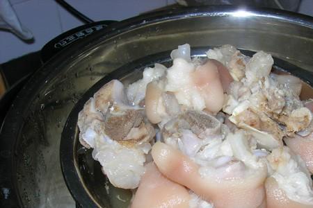 瑶柱蒸猪蹄的做法