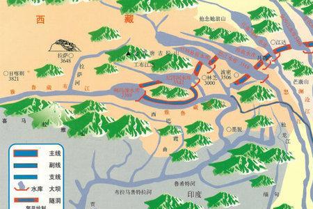 雅鲁藏布江和大渡河连着吗