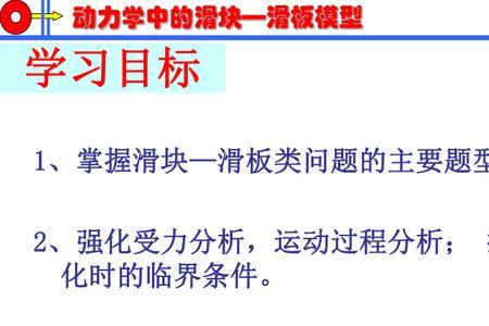 滑块滑板模型类型归纳
