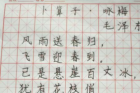卜算子咏梅是典型的什么词