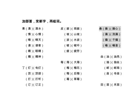 纹加偏旁组成新字