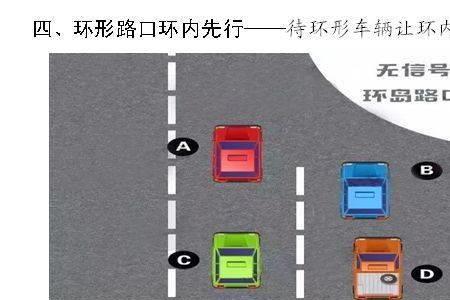 科目一交叉路口左右让行规则
