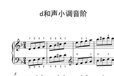 升G和声小调的副三和弦是
