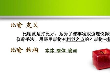 明喻暗喻借喻概念