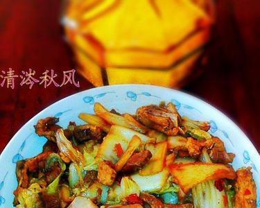 肉炒长白菜的做法