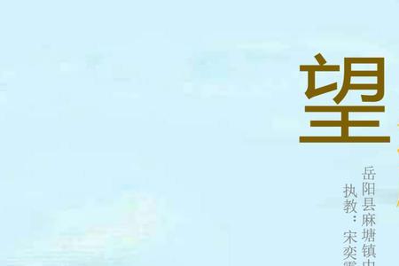 望洞庭的千古名句是什么