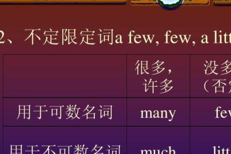 a few的反义词有哪些