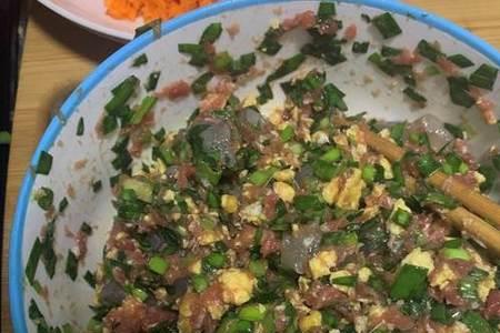 韭菜肉饺子馅儿发粘怎么办