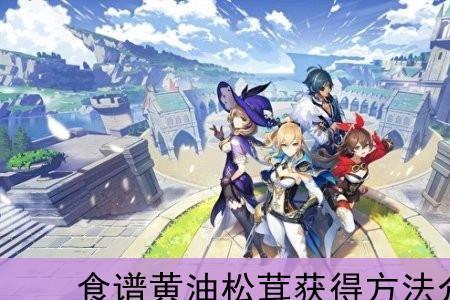 原神面粉和黄油去哪里买