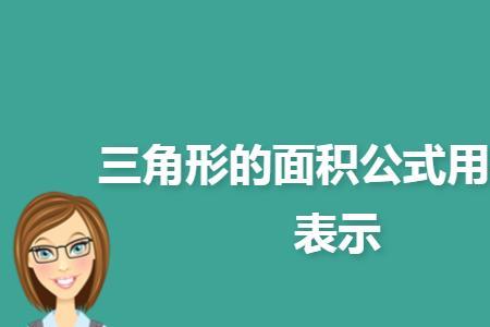 三角形面积公式p代表什么