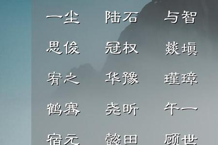 润字最旺男孩名字