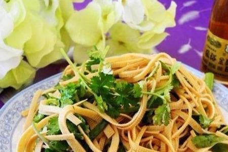 香菜炒豆腐丝家常做法