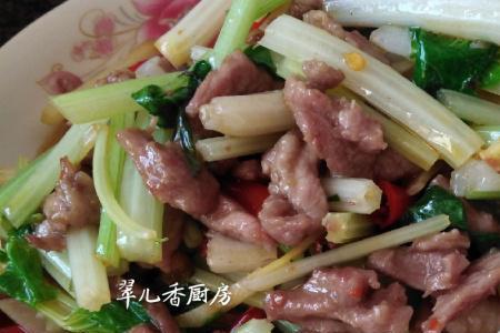 芹菜烧羊肉的家常做法