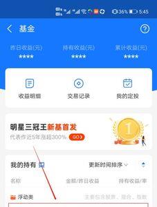 支付宝怎么对外展示个人基金