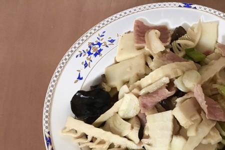 糯米笋炒咸肉的做法