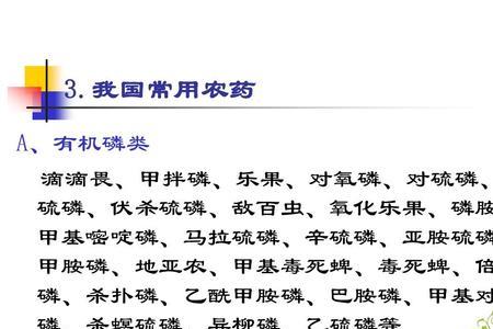 毒死蜱与辛硫磷区别